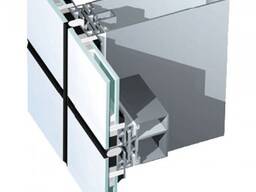 Aluminum profiles for glass curtain walls