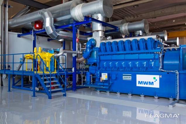 Б/У газопоршневой двигатель MWM TCG 2032 V 16, 4300 Квт