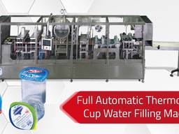 Thermoform Water Filling and Sealing Machine