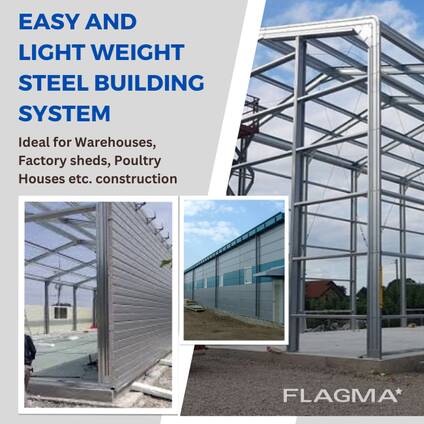 Easy and Fast Light weight Steel Building System