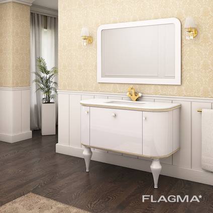 Furniture set, cabinet, sink, mirror