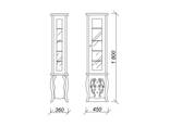 Furniture set, cabinet, sink, mirror - photo 7
