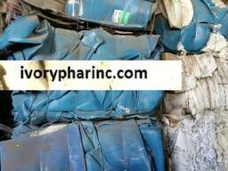 HDPE blue regrind scrap for sale, HDPE drum scrap, plastic scraps