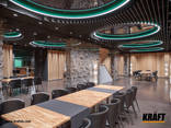 Laminate strip screen suspended ceiling from manufacturer (Ukraine) - photo 1