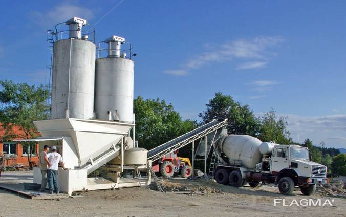 Мобильный бетонный завод Sumab С-15-1200 (20 м3/ч) Швеция