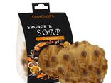 Shower sponges with soap inside - фото 3