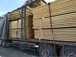 Sawn timber of pine. Delivery by wagons. - photo 6