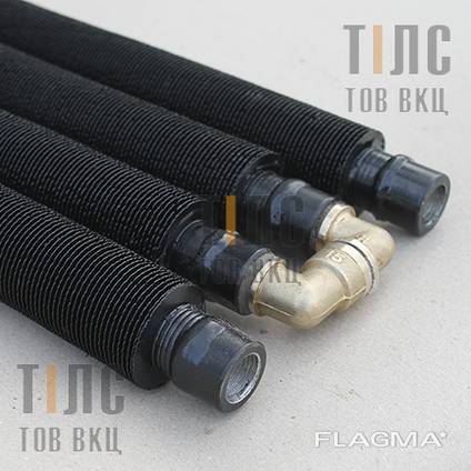 Steel Ribbed Tube (finned pipe) with threaded connection
