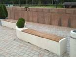 Street furniture from marble stone - photo 1