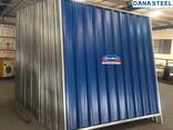 Temporary Corrugated Steel Fence Hoarding Panel - photo 1